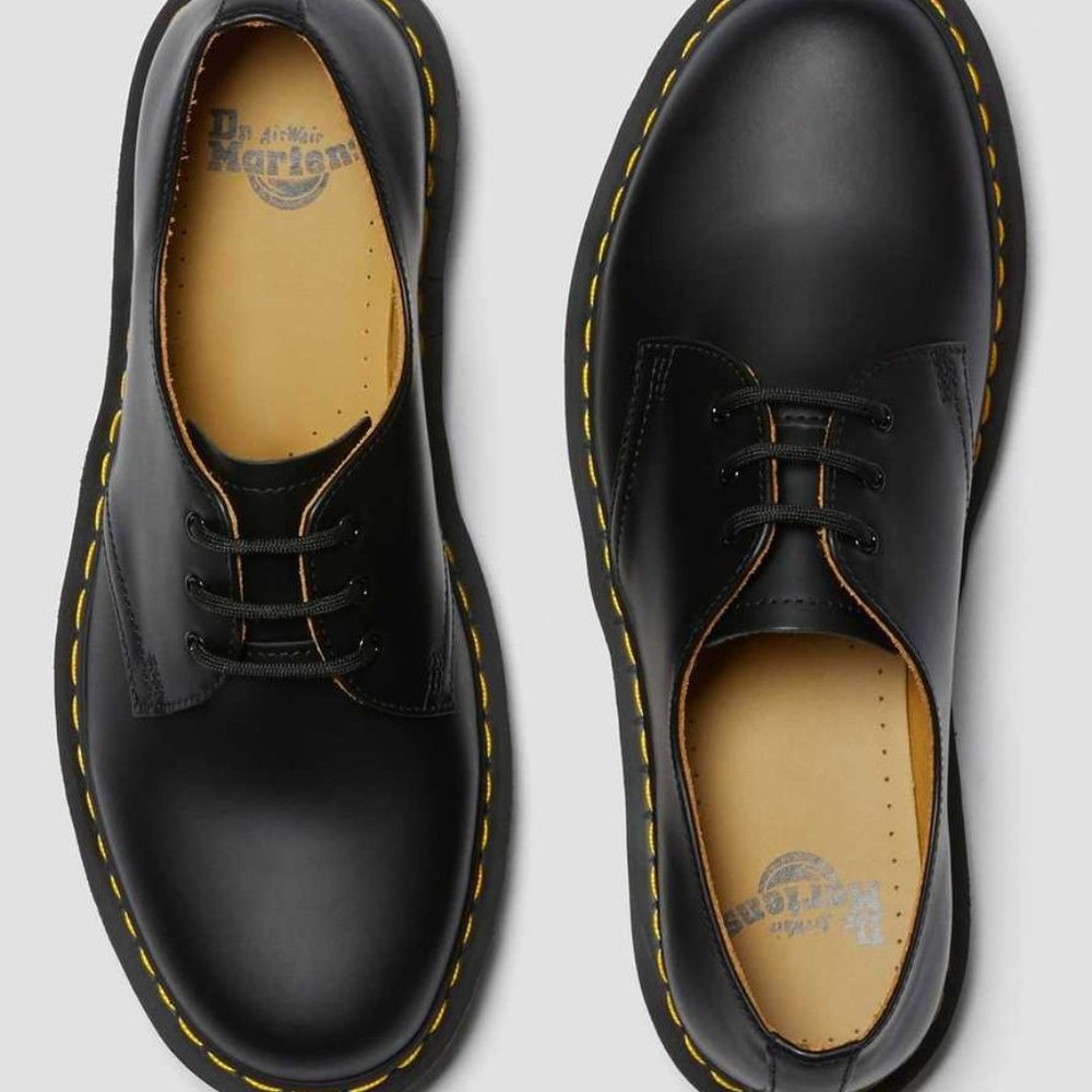 DR. MARTENS 1461 UNISEX SMOOTH LEATHER OXFORD SHOES - Picture 5 of 14
